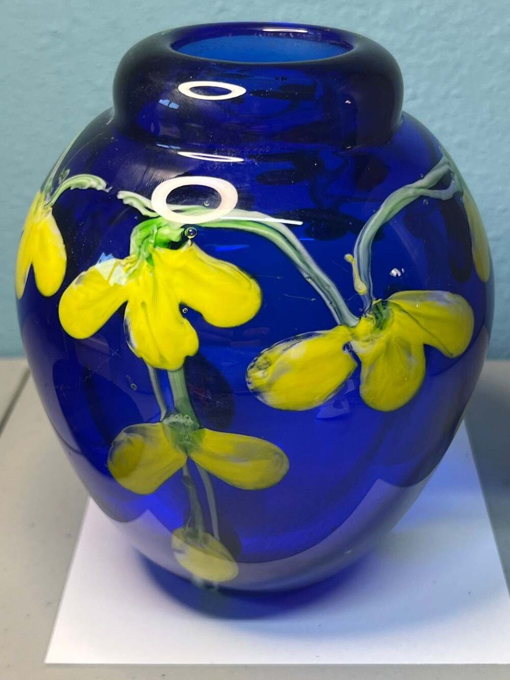 Cobalt Blue Murano Vase